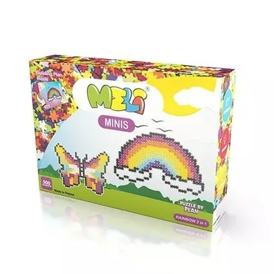 Meli, Minis, klocki, Rainbow, 2w1