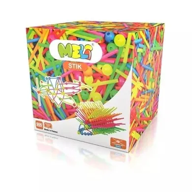 Meli, Stik, klocki, Neon, 600 elementów