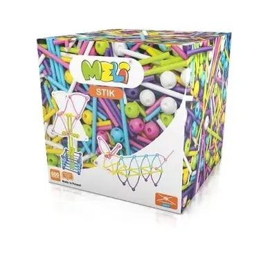 Meli, Stik, klocki, Pink, 600 elementów