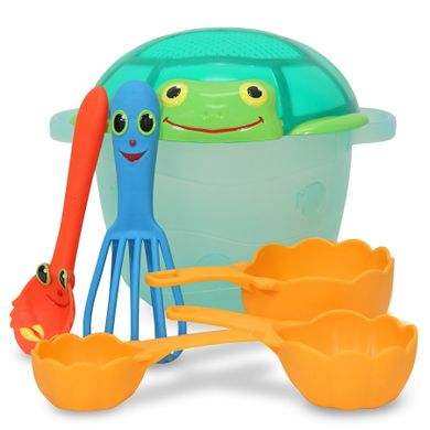 Melissa & Doug, Pieczenie, zestaw do piasku, wiaderko z akcesoriami