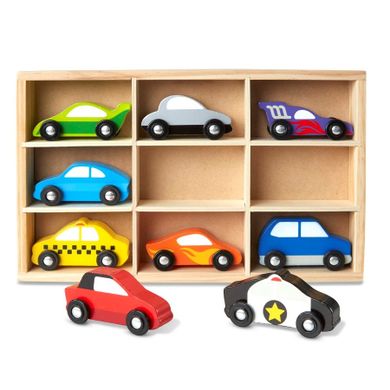 Melissa & Doug, samochody osobowe drewniane