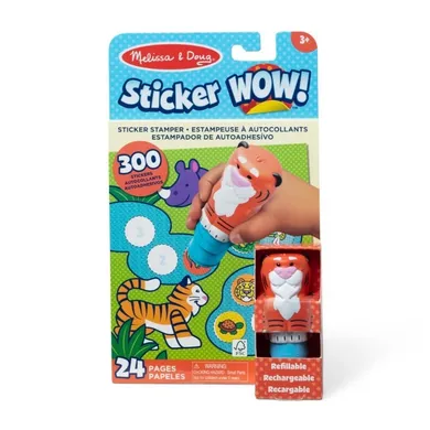 Melissa & Doug, Sticker Wow! stempel z naklejkami, tygrys