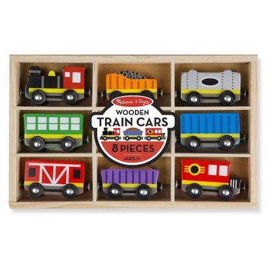Melissa & Doug, Train cars, zestaw wagoników
