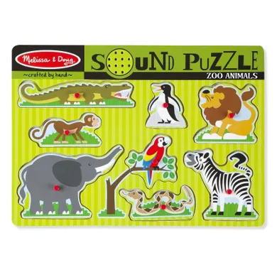 Melissa & Doug, Zoo, puzzle dźwiękowe