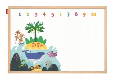 Memobe, Numbers adventure! tablica edukacyjna, 60-40 cm