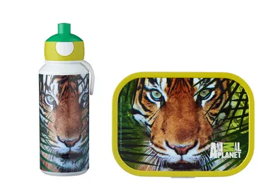 Mepal, Campus, Animal Planet, lunchbox z bidonem, zestaw, Tiger