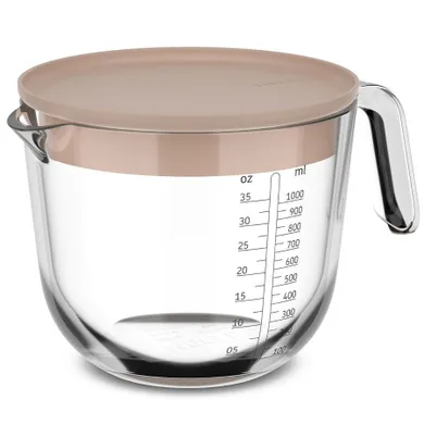 Mepal, Chef It, dzbanek z miarką i pokrywką, Chalk, 1000 ml