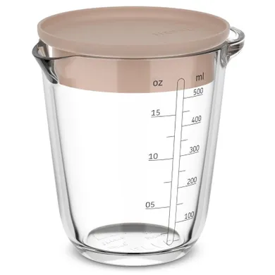 Mepal, Chef It, dzbanek z miarką i pokrywką, Chalk, 500 ml