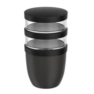 Mepal, Ellipse, lunchpot, Nordic Black, 900 ml