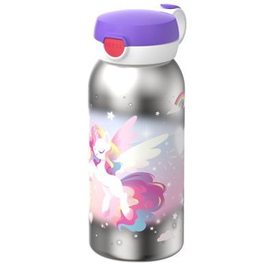 Mepal, Flip Cap Campus, butelka termiczna, Unicorn Glow, 500 ml