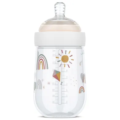 Mepal, Mio, butelka ze smoczkiem, Sunshine&Rainbow, 240 ml