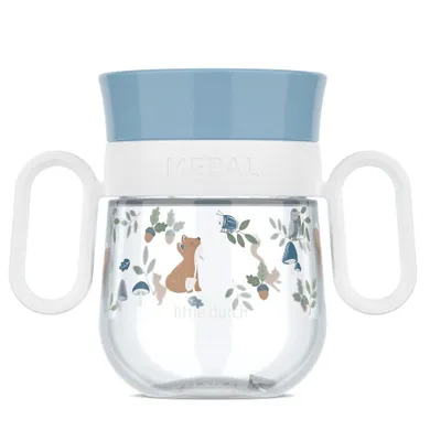 Mepal, Mio, Forest Friends, kubek dziecięcy treningowy do nauki picia, 6m+, 200 ml