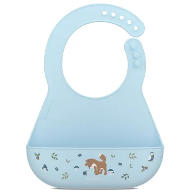 Mepal, Mio, Forest Friends, śliniak silikonowy z kieszonką