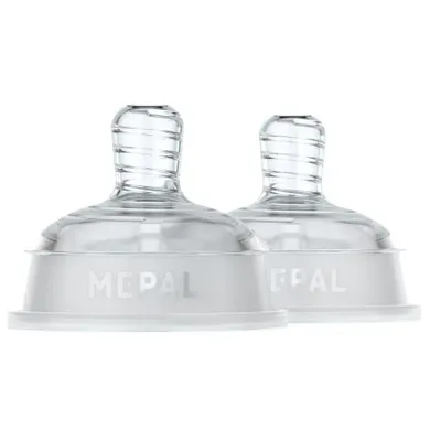 Mepal, Mio, smoczek do karmienia niemowląt z powolnym przepływem, 2 szt.