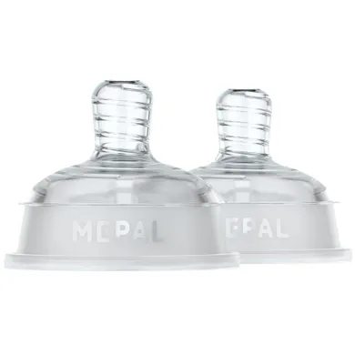 Mepal, Mio, smoczek do karmienia niemowląt z szybkim przepływem, 2 szt.