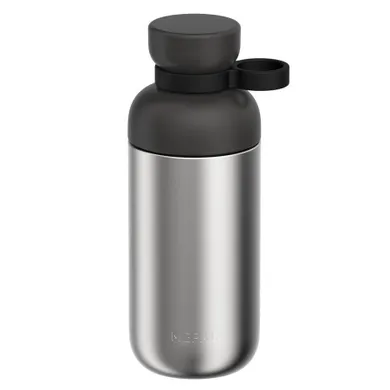 Mepal, Vita, butelka na wodę, stalowa, Nordic Black, 500 ml