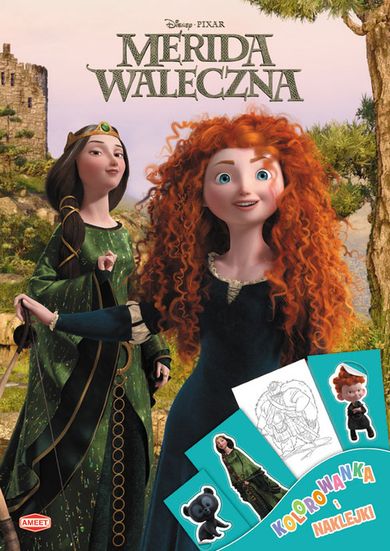 Merida Waleczna. Kolorowanka i naklejki