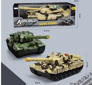 Merkpol, czołg, pojazd z napędem i światłem, 1 szt.