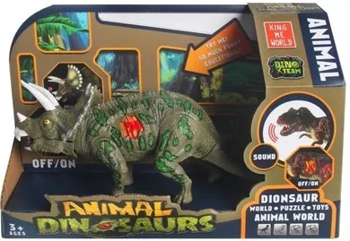 Merkpol, dinozaur, figurka interaktywna, 1 szt.