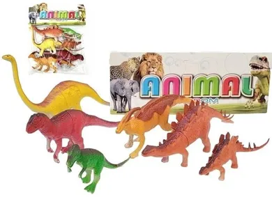 Merkpol, dinozaury, zestaw figurek, 6 szt.