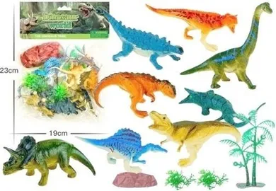 Merkpol, dinozaury, zestaw figurek
