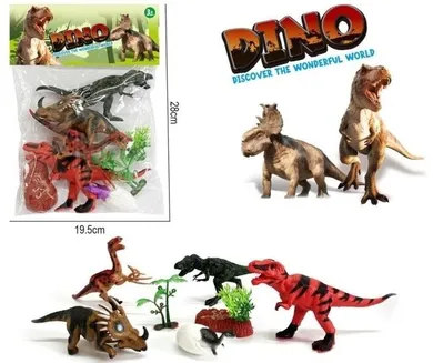 Merkpol, dinozaury, zestaw figurek
