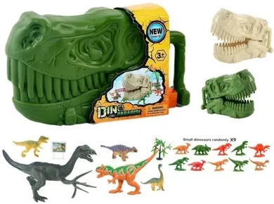 Merkpol, Głowa dinozaura z figurkami i akcesoriami