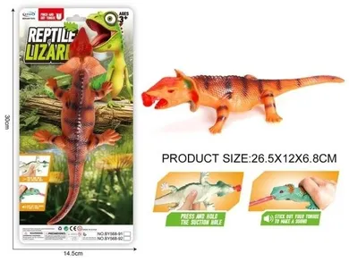 Merkpol, jaszczurka z wyciąganym językiem, 26 cm