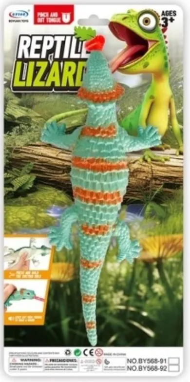 Merkpol, jaszczurka z wyciąganym językiem, 27 cm