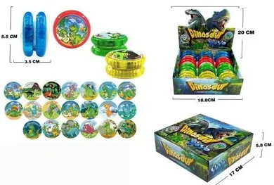 Merkpol, jojo świecące, dinozaury, 1 szt.