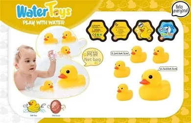 Merkpol, Kaczuszki, zabawki do kąpieli, gumowe, 5 szt.