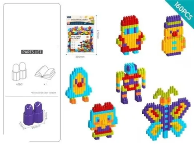 Merkpol, klocki, 160 elementów