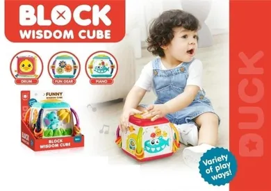 Merkpol, kostka edukacyjna, zabawka interaktywna