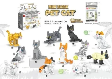 Merkpol, koty, klocki konstrukcyjne, 1 szt.