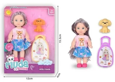 Merkpol, lalka z akcesoriami