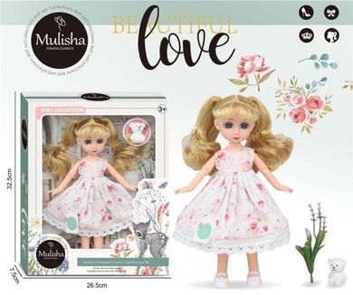 Merkpol, lalka z misiem, 30 cm