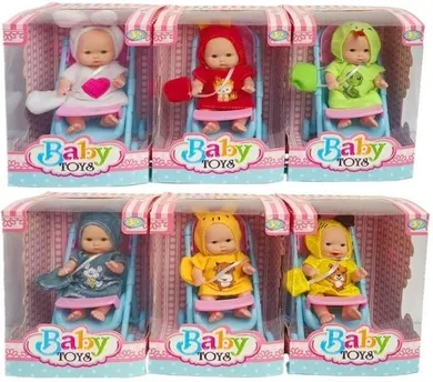 Merkpol, lalka z wózkiem, 1 szt.