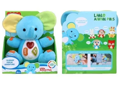 Merkpol, Little Animal Pals, słoń, maskotka interaktywna