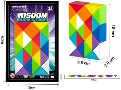 Merkpol, magiczny wąż, układanka, 24 elementy