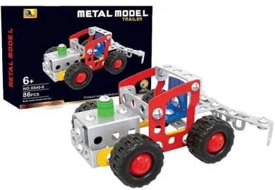 Merkpol, metalowe klocki konstrukcyjne, 24 elementów