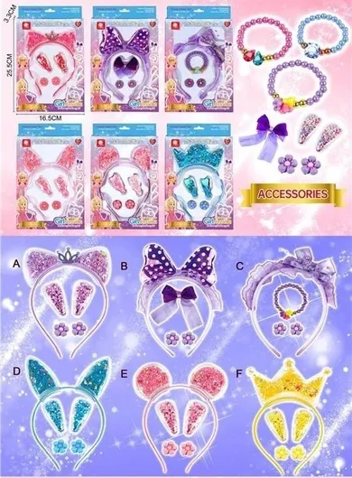 Merkpol, Ozdoby do włosów, 1 zestaw