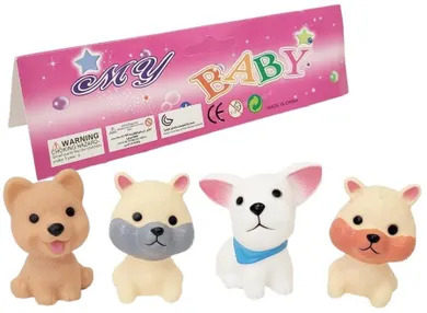 Merkpol, pieski, zestaw figurek, 4 szt.