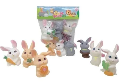 Merkpol, piszczące króliki, zestaw figurek