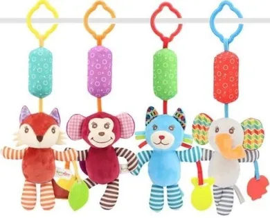 Merkpol, pluszowa przywieszka z dzwoneczekiem, zwierzęta