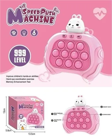 Merkpol, pop it, gra zręcznościowa, królik