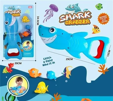Merkpol, rekin, chwytak, zabawka do kąpieli