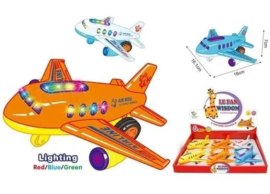 Merkpol, samolot, ze światłem i dżwiękiem, 1 szt.