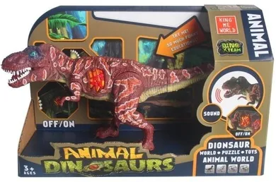 Merkpol, tyranozaur, figurka interaktywna