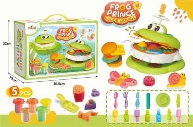 Merkpol, zestaw ciastoliny, fast food