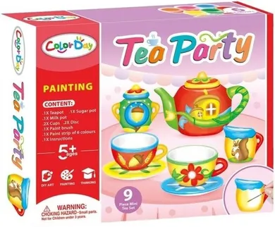 Merkpol, zestaw do herbaty, do malowania, 9 elementów